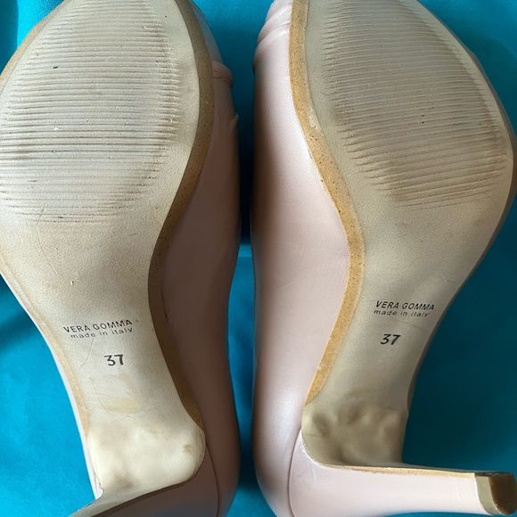 Woman’s leather high heels shoes size 7 - Picture 7 of 8